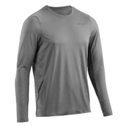 Koszulka sportowa z długim rękawem CEP męska. Szare t-shirty sportowe męskie CEP, m, bez wzorów, eleganckie, bez ramiączek. Za 209.00 zł.