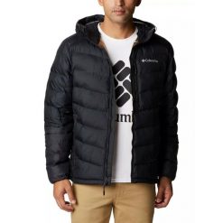 Kurtka zimowa męska Columbia Labyrinth Loop z kapturem. Czarne kurtki męskie Columbia, na zimę, m, bez wzorów, sportowe, bez ramiączek, z kapturem. Za 839.00 zł.