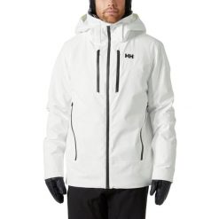Kurtka Narciarska Męska Helly Hansen Steilhang 2.0. Białe kurtki narciarskie i snowboardowe męskie Helly Hansen, na zimę, m, bez wzorów, bez kaptura, narciarskie. Za 2,799.00 zł.