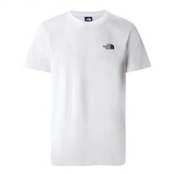 Koszulka sportowa męska The North Face Simple Dome. Białe t-shirty sportowe męskie The North Face, m, bez wzorów, sportowe, bez ramiączek. Za 166.00 zł.