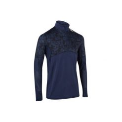 BLUZA THERMIC 900 GRANAT. Niebieskie bluzy nierozpinane męskie ARTENGO, z długim rękawem. Za 59.99 zł.