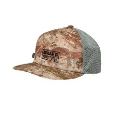 Czapka z daszkiem składana Buff Pack Trucker Cap. Brązowe czapki męskie Buff, bez wzorów, sportowe. W wyprzedaży za 132.93 zł.