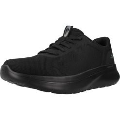 Buty SKECHERS GO WALK ARCH FIT N-JOY - CULLMAN Czarny. Czarne buty trekkingowe męskie Skechers, bez wzorów, z tkaniny, bez zapięcia, trekkingowe, skechers sport. Za 343.99 zł.