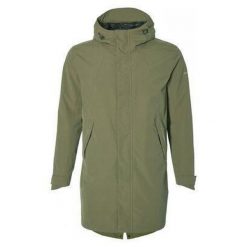 Męska kurtka przeciwdeszczowa Mosse. Zielone kurtki męskie BASIL, m, z aplikacjami, bez kaptura, rowerowe. Za 488.90 zł.