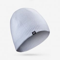 Czapka narciarska dla dorosłych Wedze Simple 100. Niebieskie czapki męskie WED'ZE, bez wzorów, z dzianiny, sportowe. Za 29.99 zł.