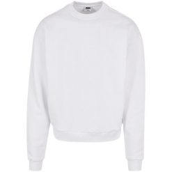Bluza Męska Ultra Heavy Crew Neck. Białe bluzy nierozpinane męskie Urban Classics, m, bez wzorów, bez ramiączek, bez kaptura. Za 220.99 zł.