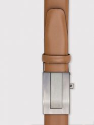 PAKO LORENTE – Pasek męski P000B-PX-807-Y. Szare paski męskie Pako Lorente, bez wzorów, ze skóry, eleganckie. Za 149.99 zł.