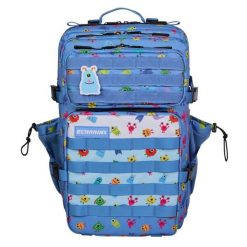 Plecak Elitex Training Monsters V1 45L kabinowy, wodoodporny. Niebieskie plecaki męskie ELITEX TRAINING, bez wzorów. Za 252.99 zł.