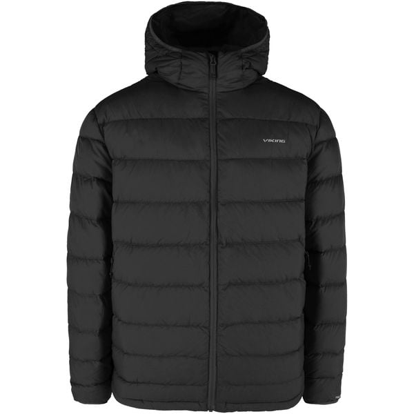 Kurtka puchowa męska VIKING Rovi. Czarne kurtki męskie Viking, l, bez wzorów, z puchu, sportowe, bez ramiączek, bez kaptura. Za 779.90 zł.