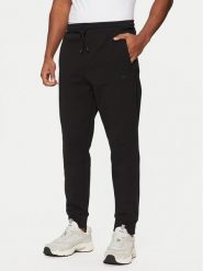 BOSS Spodnie dresowe Hadiko 50530030 Czarny Regular Fit. Czarne spodnie dresowe męskie Boss, bez wzorów, z bawełny. Za 359.99 zł.