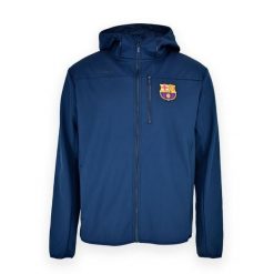 Kurtka softshell dla dorosłych unisex FC Barcelona. Kurtki męskie FC Barcelona, na jesień, s, bez wzorów, z softshellu, bez kaptura, do piłki nożnej. W wyprzedaży za 421.83 zł.