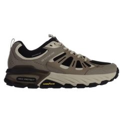 Buty do chodzenia Skechers Max Protect Sherwood Ridge. Brązowe buty trekkingowe męskie Skechers, bez wzorów, bez zapięcia, trekkingowe. Za 464.00 zł.
