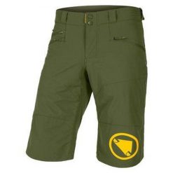 Spodenki rowerowe męskie Endura Singletrack II Short. Zielone szorty sportowe męskie ENDURA, bez wzorów, sportowe. Za 279.99 zł.