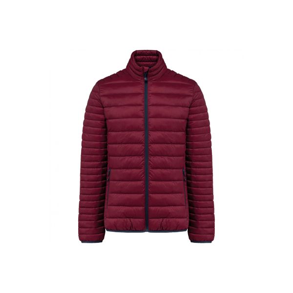 Lekka kurtka puchowa Kariban. Brązowe kurtki męskie KARIBAN, na zimę, m, bez wzorów, z puchu, bez ramiączek, bez kaptura. Za 262.00 zł.