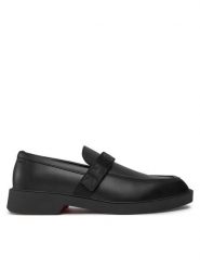 HUGO Półbuty Iker 50536228 Czarny. Czarne eleganckie półbuty męskie Hugo, ze skóry, wizytowe, bez obcasa, bez zapięcia. Za 479.99 zł.