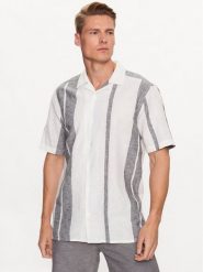 Only & Sons Koszula 22026109 Biały Regular Fit. Białe koszule męskie Only & Sons, l, bez wzorów, z bawełny, bez kołnierzyka, bez ramiączek. Za 89.99 zł.