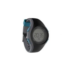 Zegarek do biegania W200 M męski. Czarne zegarki męskie KALENJI. Za 39.99 zł.