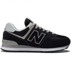 New Balance ML574EVB Sneakersy męskie czarne. Czarne buty sportowe na co dzień męskie New Balance, m, bez wzorów, biznesowe, bez ramiączek, bez kaptura, trekkingowe. W wyprzedaży za 399.20 zł.