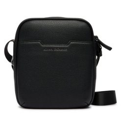 Saszetka Armani Exchange. Czarne torby męskie na ramię Armani Exchange, bez wzorów, młodzieżowe, małe. Za 409.99 zł.