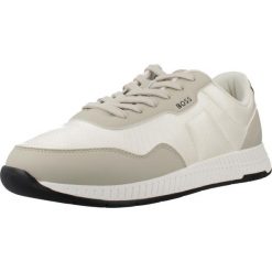 Buty HUGO BOSS TITANIUM RUNN NYPUN Beżowy. Brązowe buty trekkingowe męskie Hugo Boss, bez wzorów, z syntetyku, bez zapięcia, trekkingowe. Za 708.99 zł.