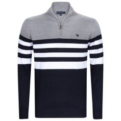 Sir Raymond Tailor sweter męski Buzzard M ciemny niebieski. Niebieskie swetry męskie Sir Raymond Tailor, bez wzorów, bez kołnierzyka, bez ramiączek. Za 199.00 zł.