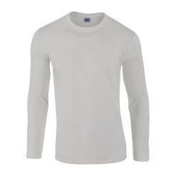 Koszulka Z Długim Rękawem Unisex Softstyle Dla Dorosłych. Szare koszulki męskie z długim rękawem GILDAN, xl, bez wzorów, sportowe, bez kołnierzyka, bez ramiączek. Za 46.99 zł.