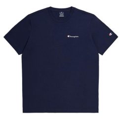 T-Shirt Mistrz Z Określonym Koszulkiem Dorosłych. Niebieskie t-shirty sportowe męskie CHAMPION, m, bez wzorów, casualowe, bez ramiączek. W wyprzedaży za 88.95 zł.