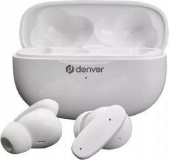 Słuchawki Denver TWE-49 białe. Białe słuchawki bluetooth Denver. Za 57.99 zł.