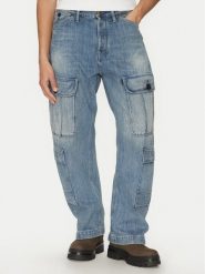 G-Star Raw Jeansy Bend 3D D26111-D499 H121 Niebieski Loose Fit. Niebieskie jeansy męskie G-Star Raw, bez wzorów, z bawełny, retro. Za 539.99 zł.