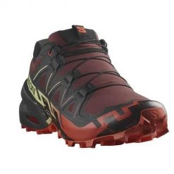 Buty do biegania męskie Salomon L47581500. Czerwone buty do biegania męskie Salomon, bez wzorów, z materiału, bez zapięcia, do biegania. Za 628.00 zł.