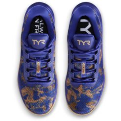 Buty treningowe męskie na siłownię TYR CXT2 Trainer. Niebieskie buty treningowe męskie TYR, bez wzorów, bez zapięcia, na fitness i siłownię. Za 667.03 zł.