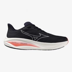 Buzty do biegania męskie Mizuno Neo Cosmo baritone blue/snow. Białe buty do biegania męskie Mizuno, bez wzorów, bez zapięcia, do biegania. Za 399.99 zł.