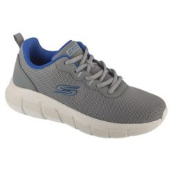 Buty sportowe Sneakersy męskie, Bobs B Flex - Icy Edge. Szare buty sportowe na co dzień męskie Skechers, m, bez wzorów, sportowe, bez ramiączek, bez kaptura, trekkingowe. Za 199.99 zł.