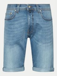 Pierre Cardin Szorty jeansowe 34520/000/8128 Niebieski Modern Fit. Niebieskie szorty męskie Pierre Cardin, bez wzorów, z bawełny. Za 209.99 zł.