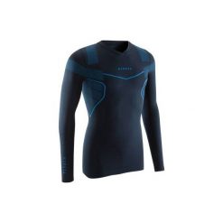 Podkoszulek Keepdry 500. Czarne bielizna termoaktywna męska KIPSTA, ze skóry. Za 49.99 zł.