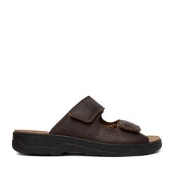 Klapki Rieker. Brązowe klapki i japonki męskie Rieker, bez wzorów. Za 349.99 zł.