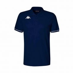 Polo Kappa Barli. Białe koszulki polo męskie Kappa, m, bez wzorów, z bawełny, sportowe, bez kołnierzyka, bez ramiączek. Za 185.00 zł.