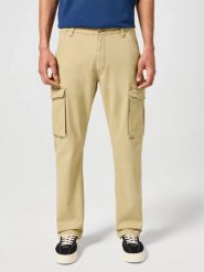 WRANGLER MĘSKIE SPODNIE MATERIAŁOWE WRANGLER CASEY JONES CARGO REGULAR SADDLE 112356844. Spodnie na co dzień męskie Wrangler, bez wzorów, z materiału. Za 209.99 zł.