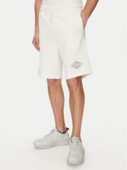 HUGO Szorty sportowe Damtus 50534953 Écru Relaxed Fit. Szorty sportowe męskie Hugo, bez wzorów, z bawełny, sportowe. Za 239.99 zł.