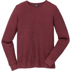 Shirt pique z długim rękawem Regular fit bonprix czerwony rubinowy melanż. Koszulki męskie z długim rękawem marki 4f. Za 44.99 zł.
