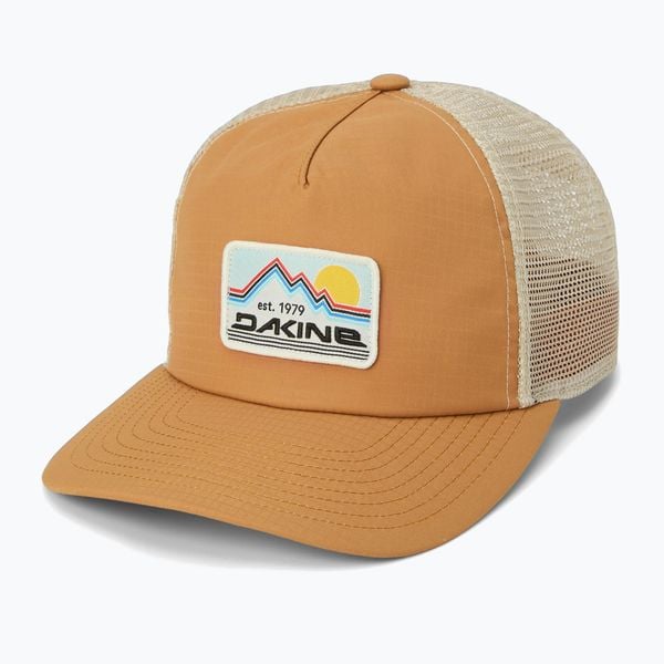 Czapka z daszkiem Dakine Cruisin Trucker. Brązowe czapki męskie Dakine, bez wzorów, sportowe. Za 262.50 zł.