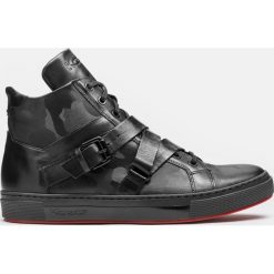 Czarne sneakersy męskie. Buty sportowe na co dzień męskie marki Kazar. Za 549.00 zł.