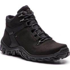 Trekkingi NIK - 02-0513-02-2-01-03 Czarny. Czarne buty trekkingowe męskie Nik, z materiału. Za 359.00 zł.