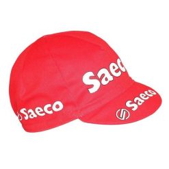 Czapka rowerowa Gist Equipe Vintage Saeco. Czerwone czapki męskie GIST, bez wzorów, sportowe. Za 129.00 zł.