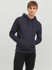 Jack & Jones Bluza Star 12233972 Granatowy Relaxed Fit. Niebieskie bluzy nierozpinane męskie Jack & Jones, m, bez wzorów, z syntetyku, retro, bez ramiączek, bez kaptura. Za 169.99 zł.