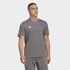 Entrada 22 Tee. Szare t-shirty sportowe męskie ADIDAS, m, bez wzorów, sportowe, bez ramiączek. Za 69.00 zł.