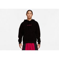 Bluza męska nike air jordan aj5 gfx fleece pullover hoodie black. Czarne bluzy nierozpinane męskie Nike, m, bez wzorów, sportowe, bez ramiączek, bez kaptura. Za 379.00 zł.