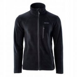 Polar męski Hi-Tec Monar - czarny, Rozmiar XXL. Czarne bluzy z polaru męskie Hi-tec, m, bez wzorów, z materiału, bez ramiączek, bez kaptura. Za 114.99 zł.