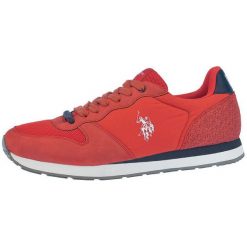 U.S. POLO ASSN. tenisówki męskie Soren 45 czerwone. Czerwone trampki męskie U.S. Polo Assn., bez wzorów, bez zapięcia. Za 339.00 zł.