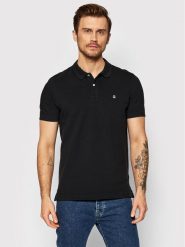 United Colors Of Benetton Polo 3089J3179 Czarny Regular Fit. Czarne koszulki polo męskie United Colors Of Benetton, m, bez wzorów, z bawełny, bez kołnierzyka, bez ramiączek. Za 189.99 zł.